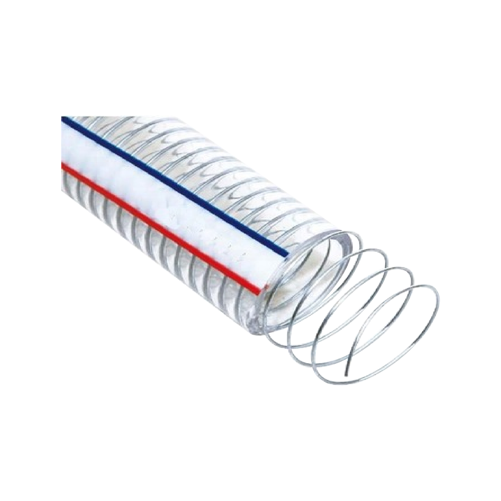 ท่อลวดเหล็กก่อสร้าง PVC สังเคราะห์ความแข็งแรงสูง